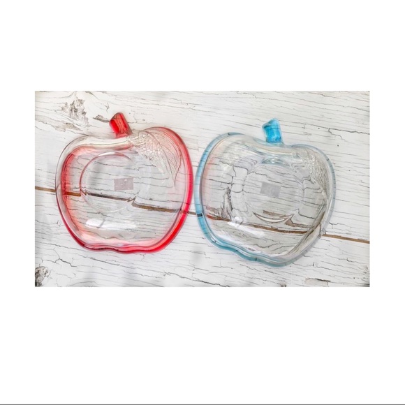 Vintage Glass Apple Bowls Set of 4 - Picture 3 of 9